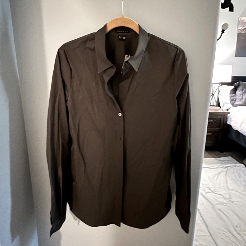 Theory Stretch Button Down - M